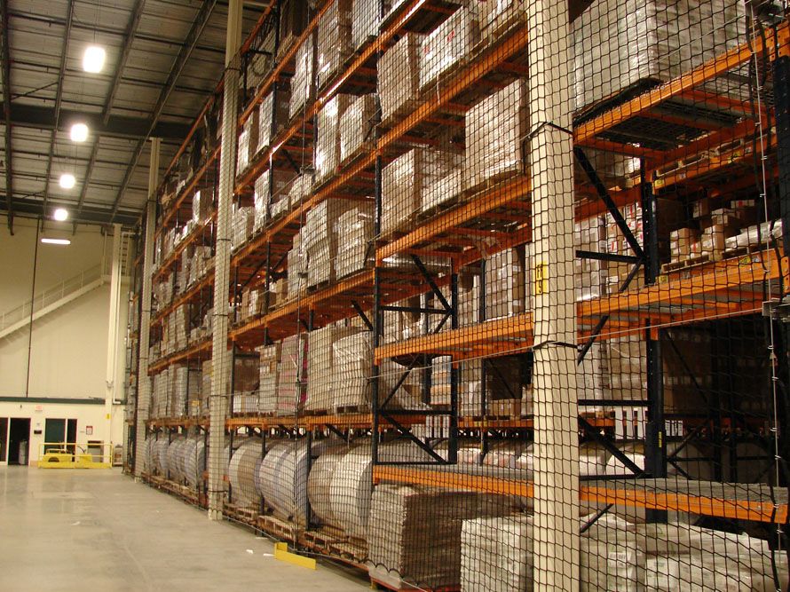 Rack Guard Netting Systems | Safeguard Your Warehouse