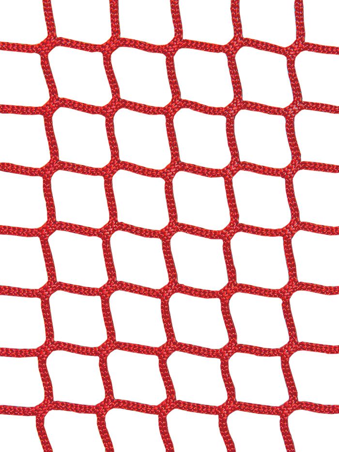 N815RD  Knotless 1-3/4 inch Red Custom Safety Netting - InCord