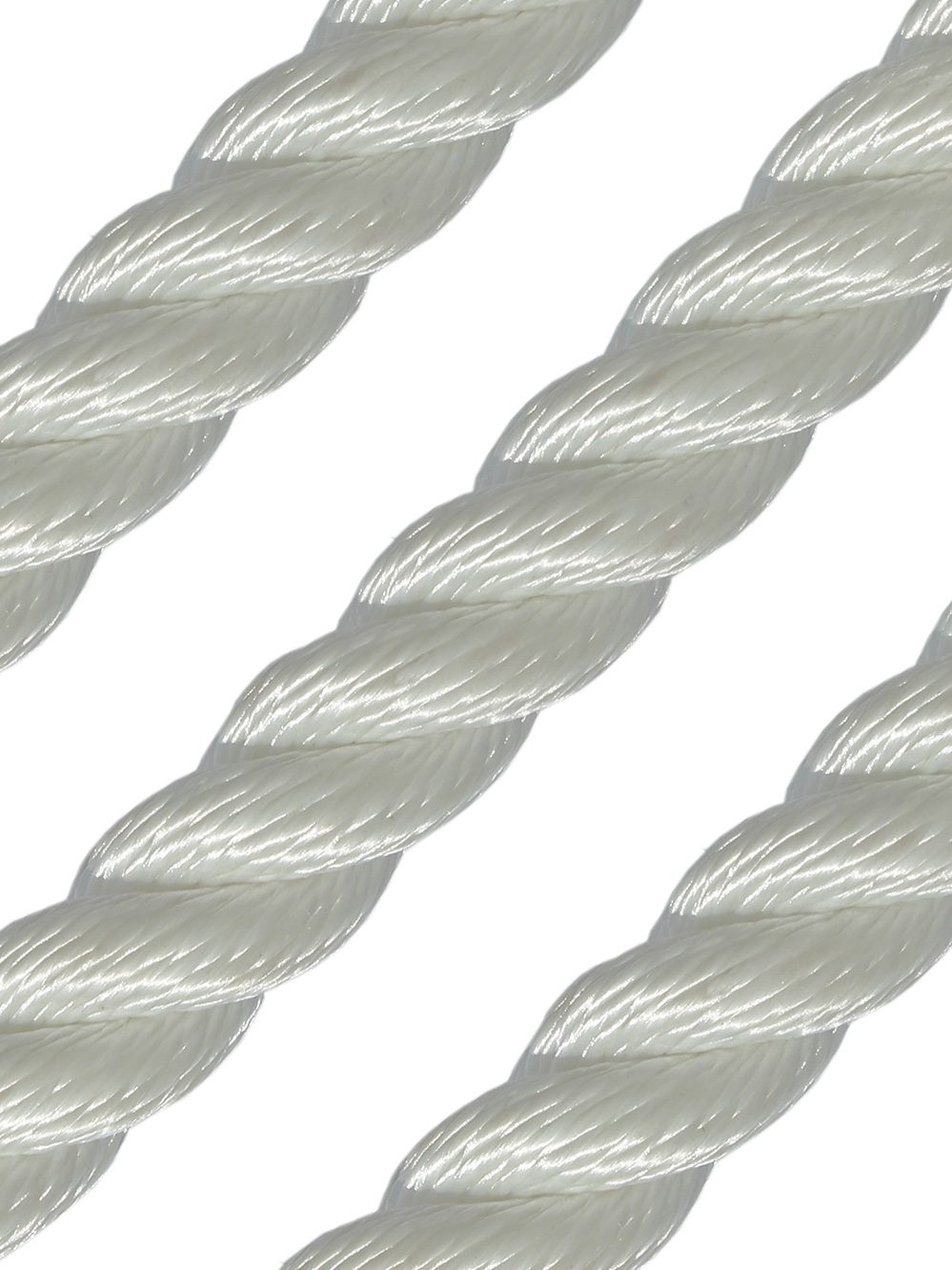 Polyester 5/8in WH  InCord Polyester 5/8 inch White Synthetic Rope