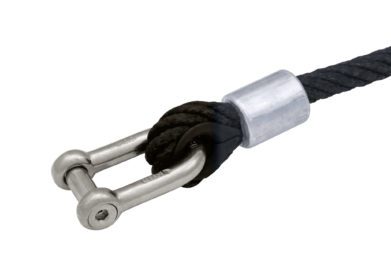 16mm Netform™ Termination - Stainless Steel Shackle W  Nylon Thimble 