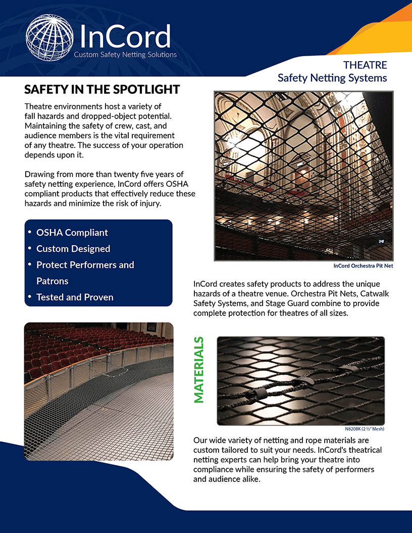 Theatre Safety Netting