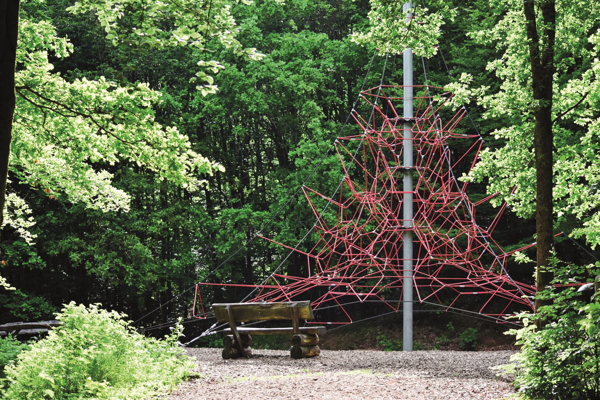 Spider Climber in a playground